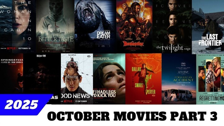 Rekomendasi 13 Film Terbaru 2025 yang rilis Bulan Oktober 2025