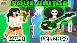 Noob to Max Lvl Using Soul Guitar in BloxFruits