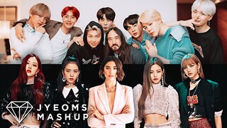 BTS, STEVE AOKI, BLACKPINK, DUA LIPA - WASTE IT ON ME X KISS & MAKE UP (MASHUP) [feat. 피 땀 눈물 & 불장난]