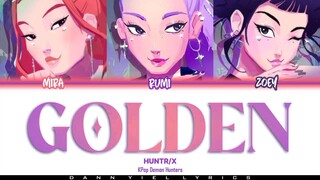(1 hour loop) GOLDEN - HUNTRIX #NETFLIX  #KPOP_DEMON_HUNTERS