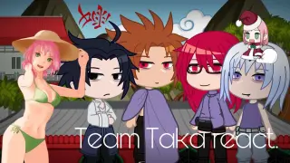 Team Taka react to Sakura: SasuSaku + Sarada (Sub Esp/Eng/Br)