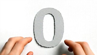 Number Paper Cutting (0-10)