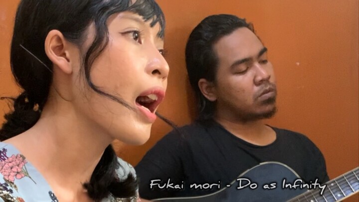 One Take Acoustic Fukai Mori (Short version ) cover by Luky Cwan99 ft Lord Umam