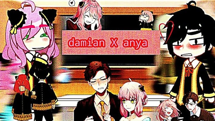 // Anya classmates react to// ANYA X DAMIAN💓 SPY X FAMILY GC عربي💕💕