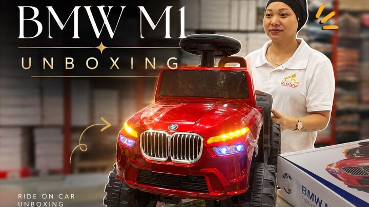 Unboxing the super cool BMW M1 Ride On Car! 🚘✨Is luxury-looking electric ride-on car