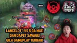 LANCELOT 1 VS 5 DIJEPIT AKAI MALAH DAPET SAVAGE ! ft. BTR x ALTER EGO! - Mobile Legends