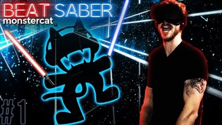 MONSTERCAT MUSIC PACK VOL 1 | Beat Saber VR Gamelplay (Expert FC) #1