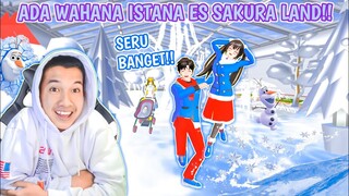 ADA ISTANA ES SAKURA LAND BUATANKU!! UPDATE SAKURA SCHOOL SIMULATOR 1.037.08 ICE SKATING