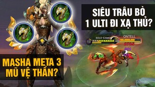 MLBB | MASHA META RANK VINH QUANG: 3 MŨ VỆ THẦN?! SIÊU TRÂU, 1 ULTI BAY MÀU XẠ THỦ? | Tốp Mỡ