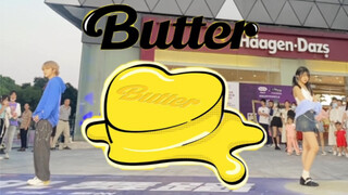 【爱玛滑元】bts-butter音银合作舞台翻跳 这版本居然也有人cover？！