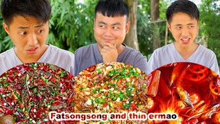 mukbang | How to make spicy hot pot? | How to make fried chicken? | chinese food | asmr