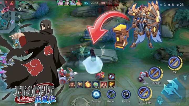 Ketika Tigreal Pake Skin Itachi Ini Yang Akan Tercipta 😱