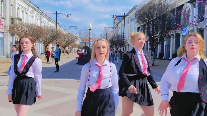 [YouTube] American Youth Campus Style - IVE's "LOVE DIVE" Cover