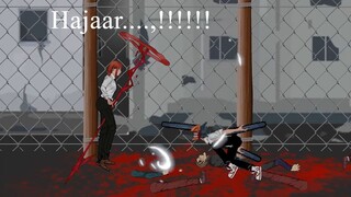 Denji VS Makima and Zombie _ ChainsawMan