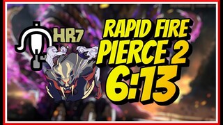 RAPID FIRE PIERCE 2 BUILD | MONSTER HUNTER RISE: LBG - NO WYVERN RIDING