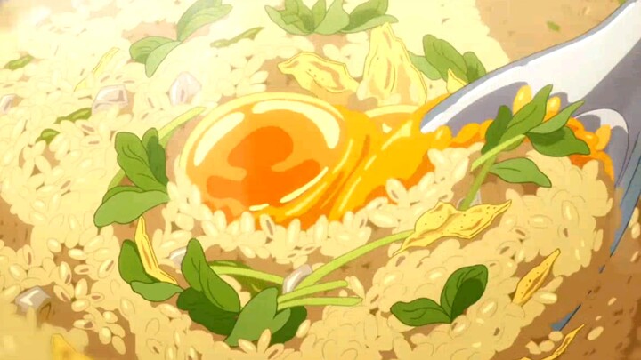 【天气之子】の美食片段～薯片泡面炒饭呀！