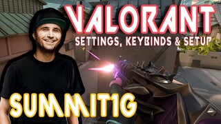 Summit1g Valorant Settings, Keybinds and Setup