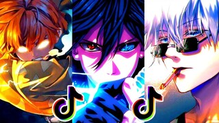 Anime Badass moments TikTok compilation clips