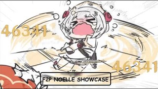 Noelle Spinning dmg showcase | 46000 per hit