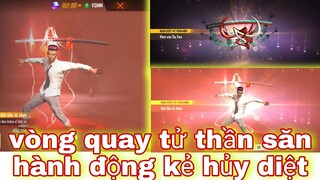 Free Fire| Review Vòng Quay Tử Thần Săn Hành Động Kẻ Huỷ Diệt Tử Thần