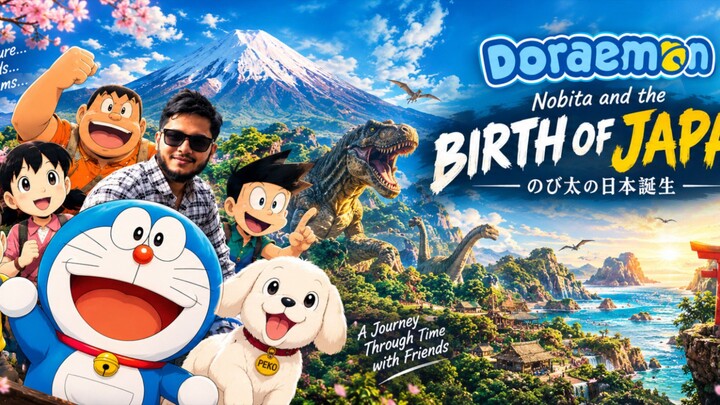 🌏✨ Doraemon: Birth of Japan 🦖💙