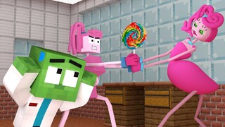 Monster School: Mommy Long Legs vs Minecraft Twin Sister - Poppy Playtime | Minecraft Animation