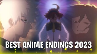 THE BEST ANIME ENDINGS OF 2023!!!!