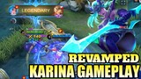 Karina Revamped Gameplay - Mobile Legends Bang Bang