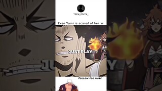 She is very dangerous 🔥 #blackclover #mereoleona #yami #amv #edit #animeedit #anime #shorts