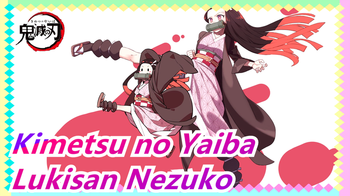 [Kimetsu no Yaiba] Tantangan! Bagaimana Rasanya Saat Kau Gambar Mata yg Berbeda tuk Nezuko