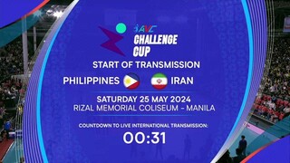 AVC CUP 2024 ALAS PILIPINAS VS IRAN MAY 25