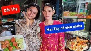 DIVA Cát Thy ghé thăm Mai Thy cá viên chiên giá siêu rẻ - Ẩm thực Cha Rồng