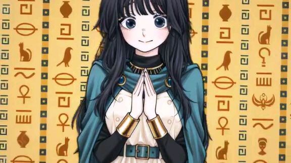 she looks like the youngest daughter of an Egyptian king 🤧💕