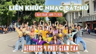 [AEROBICS 4 PHÚT GIẢM CÂN] LIÊN KHÚC NHẠC TẾT BẤT HỦ CHOREOGRAPHY by OOPS! CREW | XUÂN CANH TÝ 2020