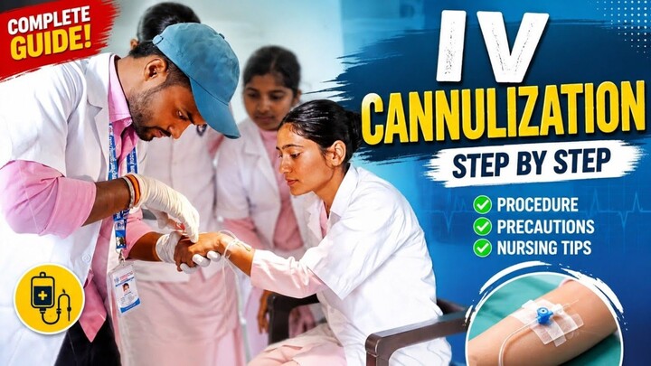 IV Cannulizcation Procedure | NURSING STUDENTS |