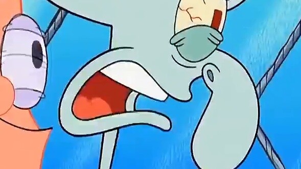 Ketika SpongeBob tidak dapat berbicara dengan Squidward