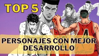 TOP 5 Personajes de Slam Dunk con Mejor Desarrollo