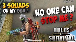 KILLING 3 SQUADS ! Epic Squad Gameplay [ Rules of Survival ] ( # 8 )