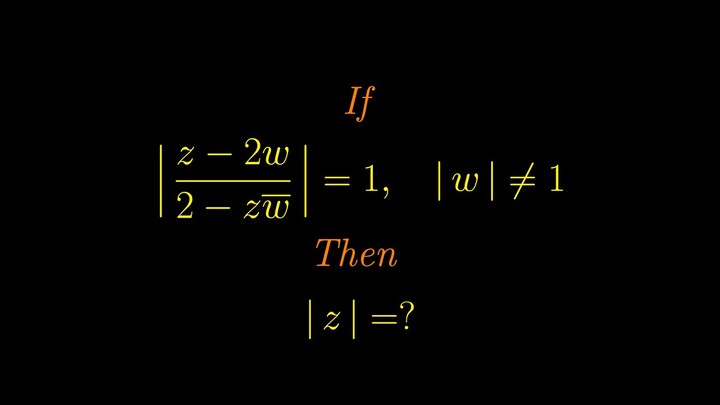 Complex Numbers, Basics, Problem 8