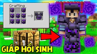 THỬ THÁCH SINH TỒN TRONG THẾ GIỚI TOÀN LÀ GIÁP TRONG MINECRAFT #20 *GIÁP HỒI SINH NGAY LẬP TỨC*