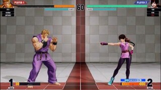 KOF15　チャンピオン　リョウサカザキvsユリサカザキ　最強の兄妹対決　このユリ…強い