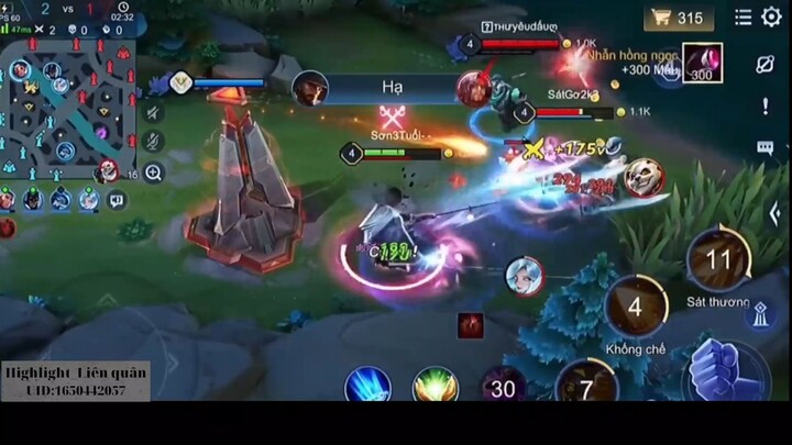 Kỹ năng cao là đây, gánh team quá dễ dàng #Gamehay