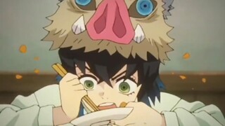 Siapa yang mengerti cara Ekspresi Fisiologis Inosuke dalam menunjukkan rasa sukanya?