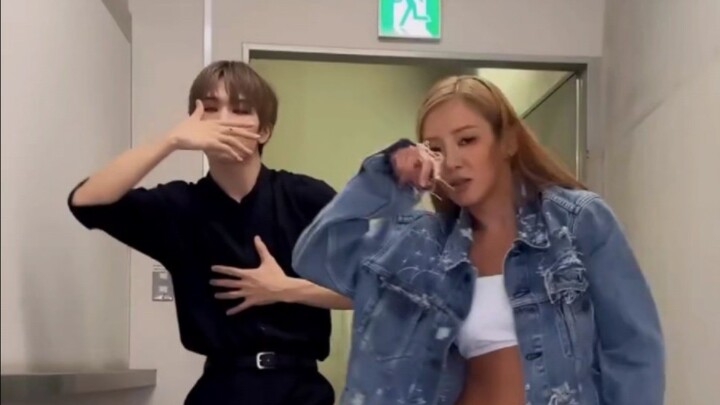 The two main dancers are really good at dancing!! Park Ji-sung + Kim Hyo-yeon Smoothie Challenge