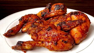 GA BISA BERKATA KATA SAKING ENAKNYA AYAM BAKAR INI (resep baru) Kamu wajib coba #ayambakarteflon