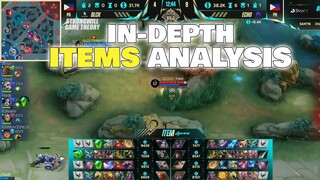 ITEMS Analysis: M4 Grand Finals - BLCK vs ECHO Game 1 [FIL] / MLBB