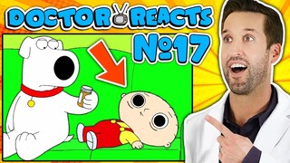 ER Doctor REACTS to Funniest Family Guy Medical Scenes #17