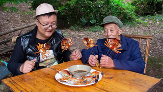 Membuat "kepiting panggang" dan "kepiting kukus" yang lezat dan nikmat