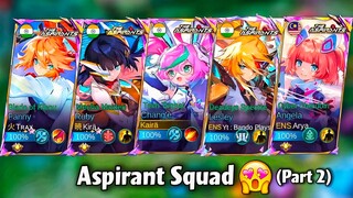 ASPIRANT SQUAD!🤯🔥 Chang'e, Lesley, Angela, Ruby, Fanny❤️