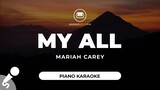 My All - Mariah Carey (Piano Karaoke)